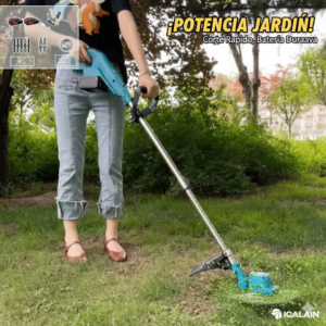 Cortacésped ligero a batería para jardín - ICALAIN