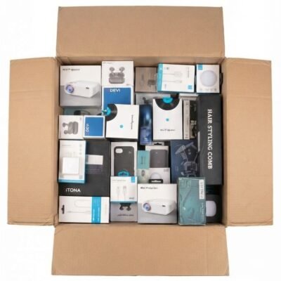 caja de productos tecnológicos