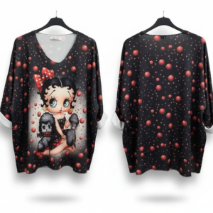 Camisa negra betty boop adorable