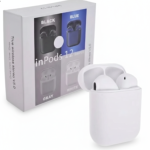 Auriculares inPods 12 blancos con caja de carga, cable y empaque original ICALAIN