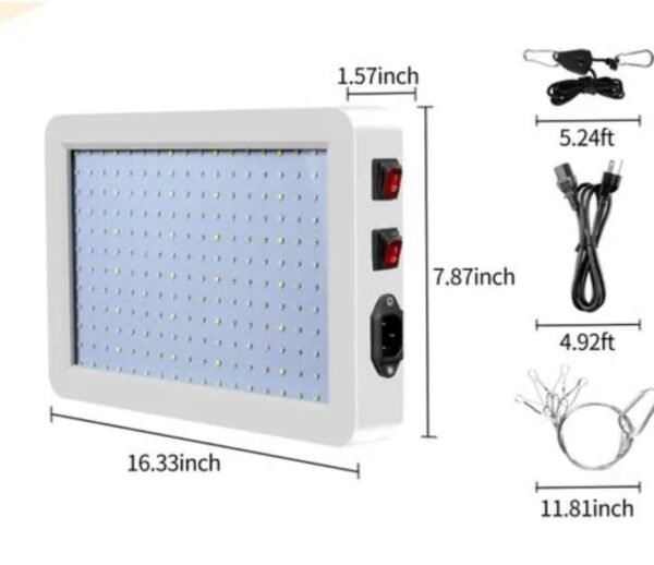 Luz de cultivo led, luz crecimiento.