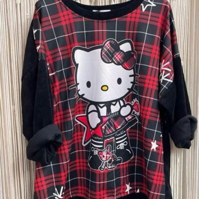 Sudadera lana hello kitty rock