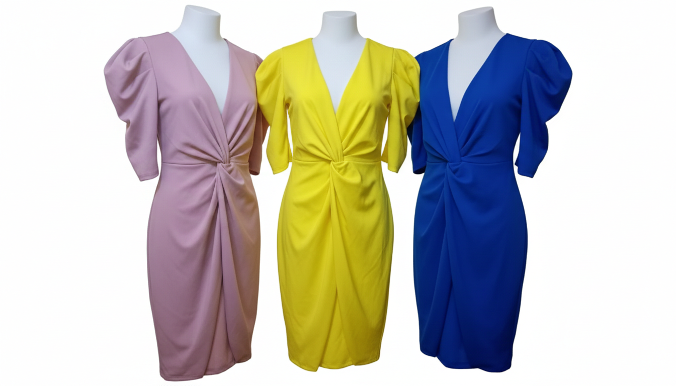 vestido elegante evento moda mujer