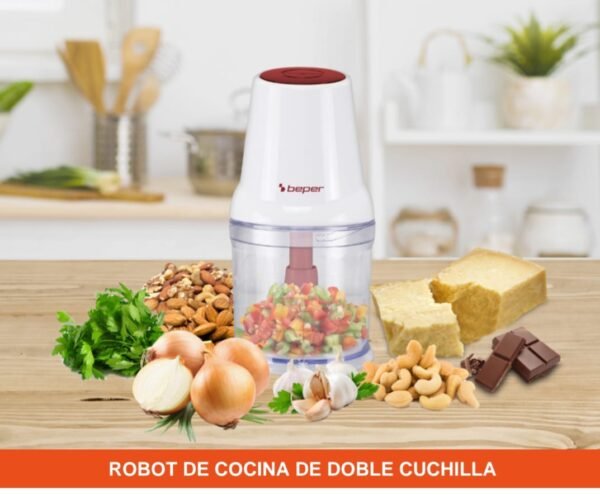 robot de cocina de doble cuchilla de la marca Beper