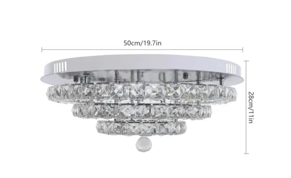 Lámpara LED de cristal - Moderna