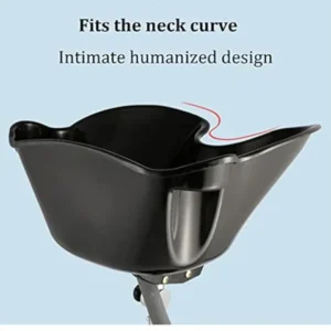 Lavacabezas portátil negro - Diseño ergonómico