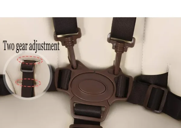 Silla alta bebé plegable regulable - Imagen 3