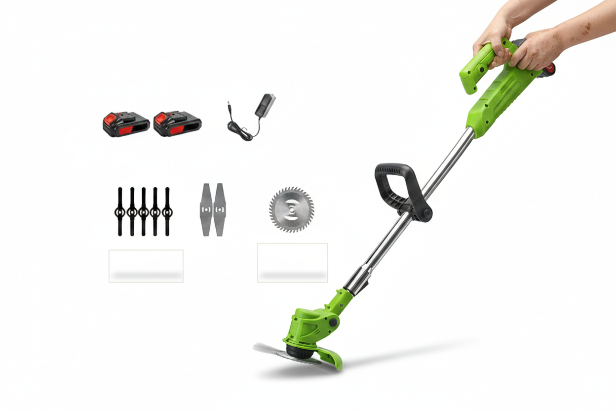 Desbrozadora eléctrica inalámbrica con batería - ICALAIN