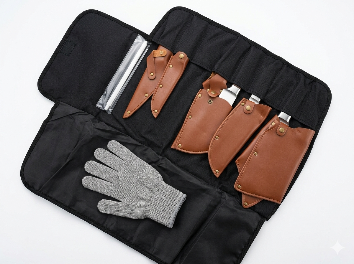 set de cuchillo profesionales para chef