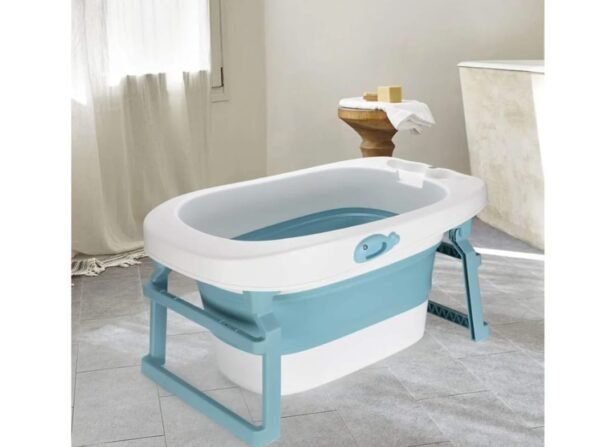 Bañera plegable y portátil, utilizada para bebés - Imagen 4