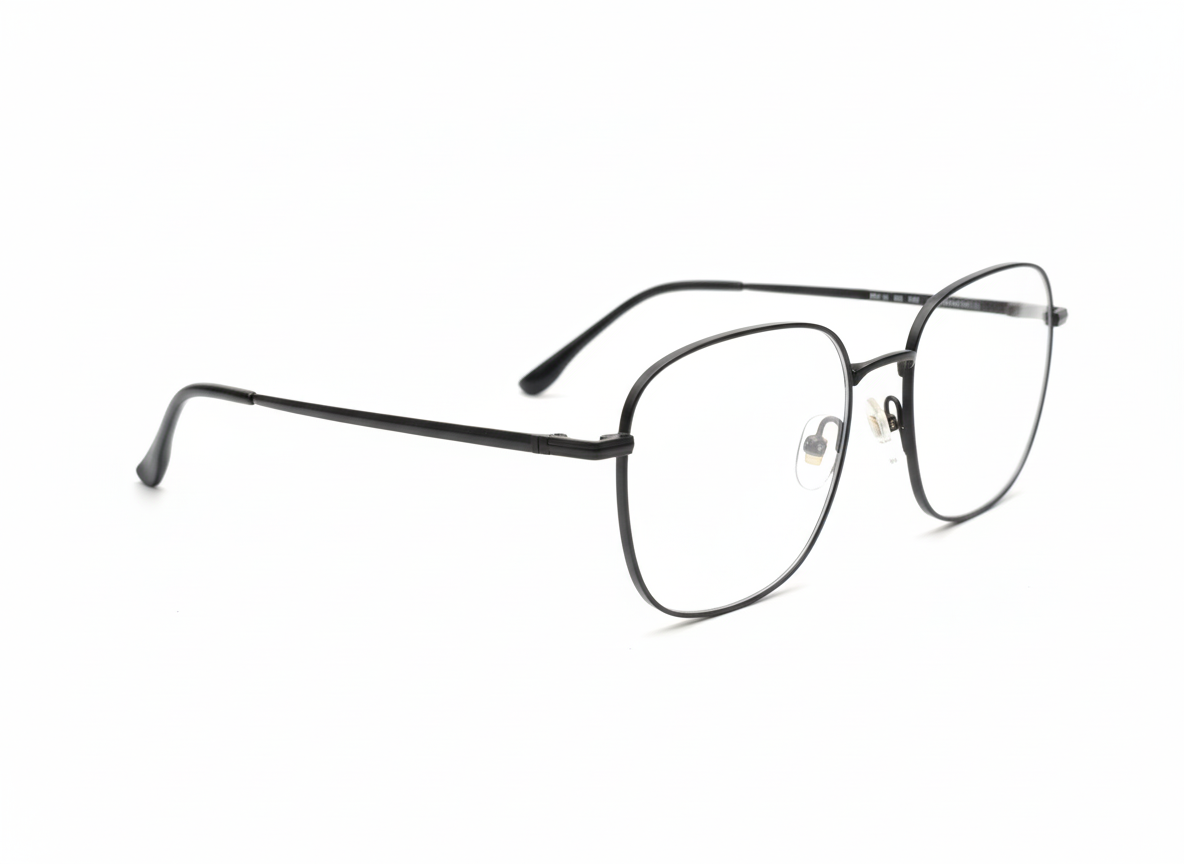 Gafas metálicas negras S35005 | Estilo Moderno y Ligero - Imagen 2