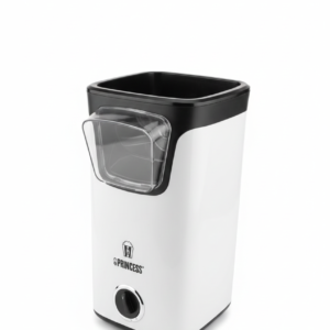 Máquina de palomitas Princess sin aceite blanca.