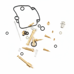 Kit completo de reparación para carburador con juntas tóricas y agujas de latón fondo blanco