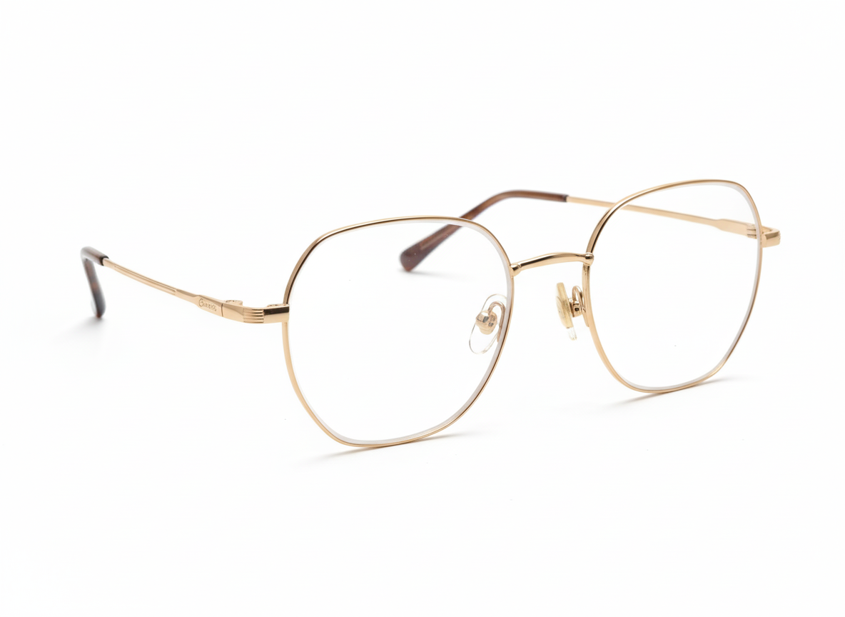 Gafas metálicas doradas modelo Fiona