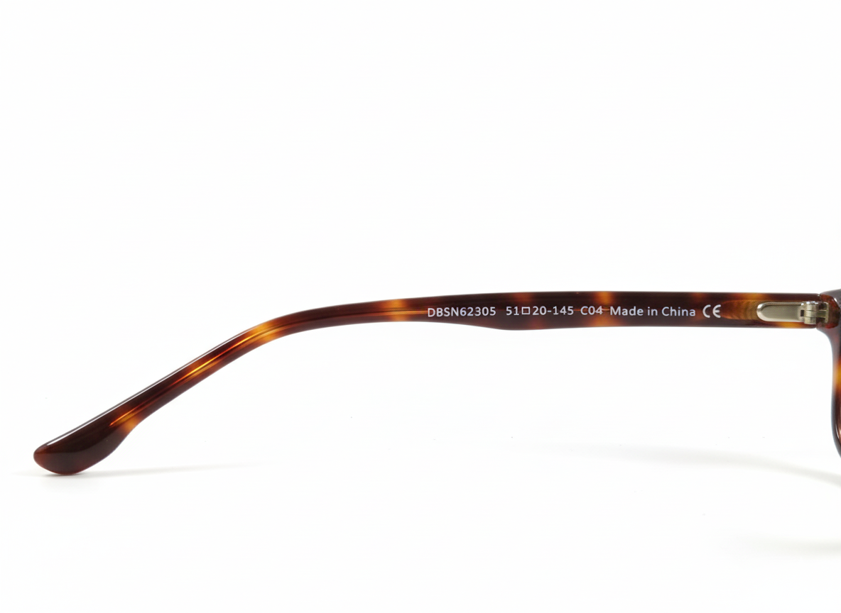 Gafas graduadas de carey marrón estilo vintage | Montura unisex - Imagen 3