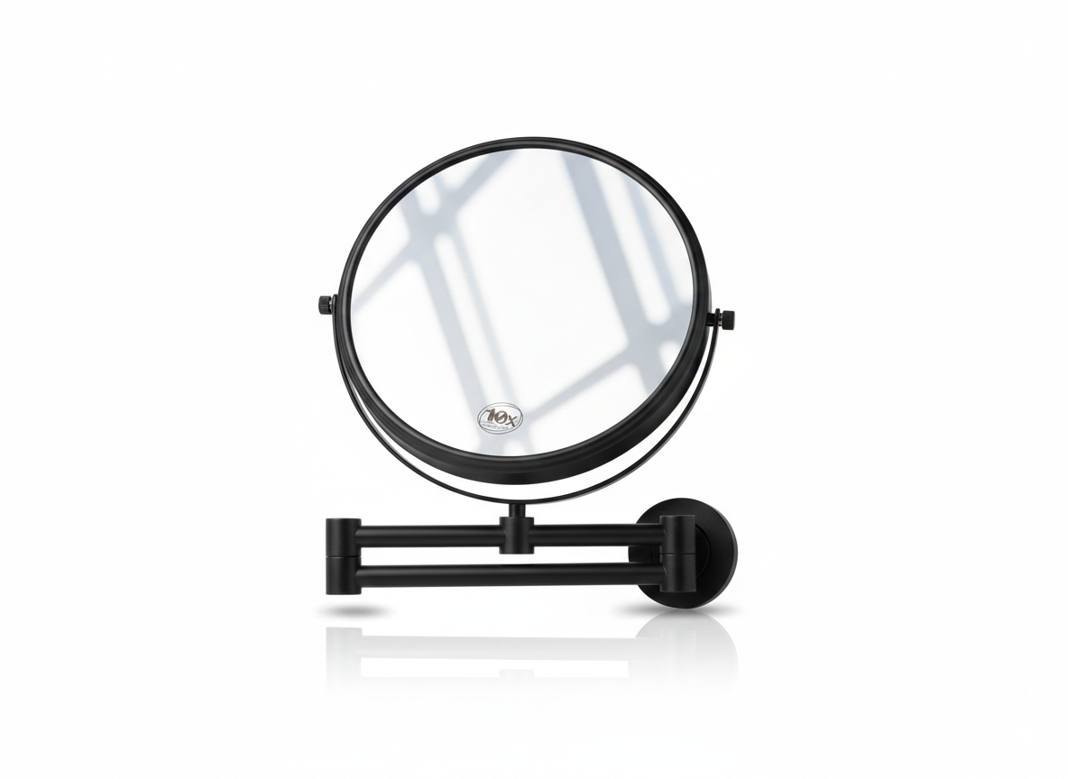 Espejo aumento 10x negro