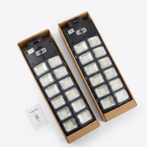 Farola solar LED con sensor de movimiento