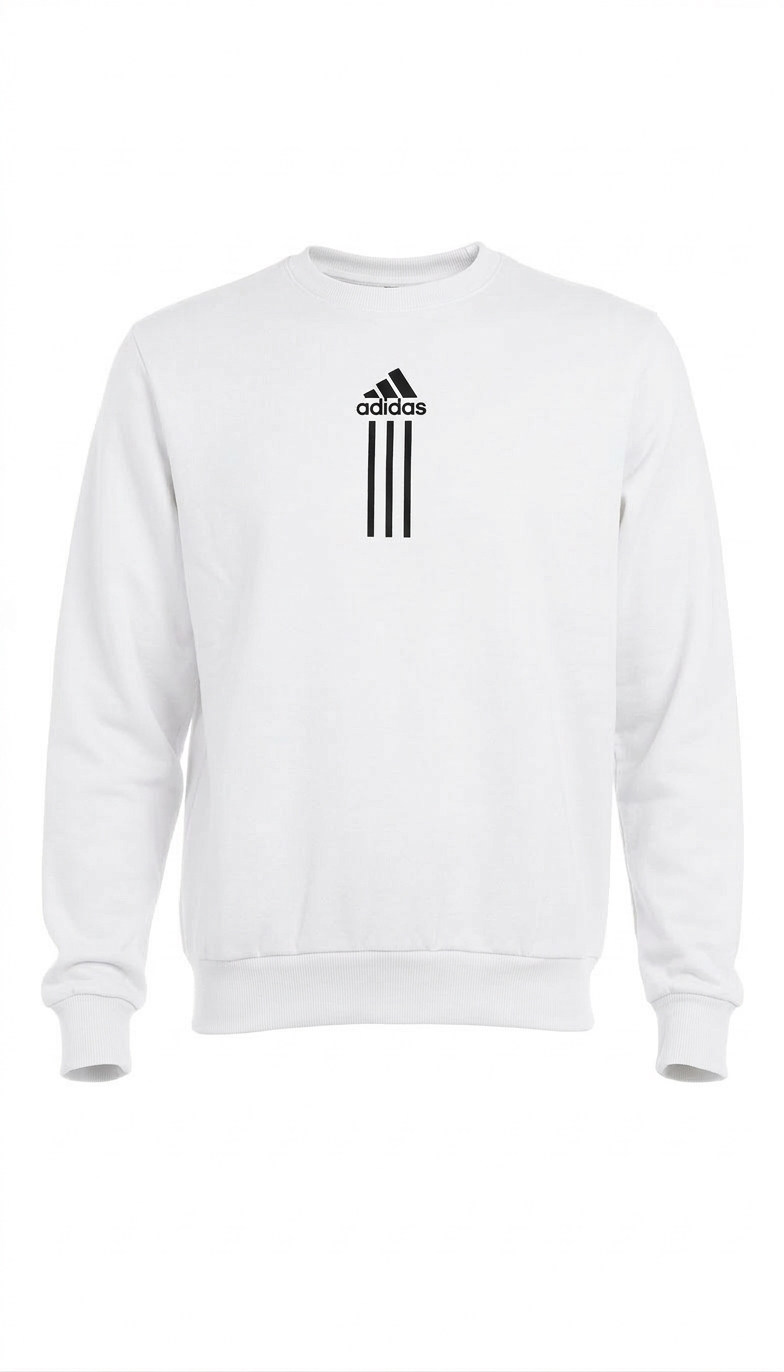 Sudadera deportiva cuello redondo diseño minimalista varios colores