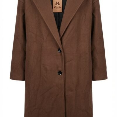 Abrigo Largo de Paño Oversize - Corte Masculino Minimalista
