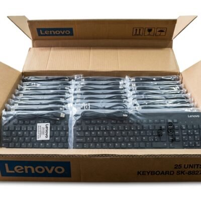 Caja de 25 teclados Lenovo nuevos para venta al por mayor