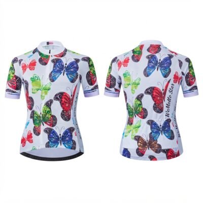 maillot ciclismo mujer mariposas